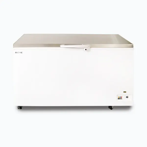 Bromic CF0500FTSS-NR Storage Chest Freezer, 492L, Stainless Steel Top