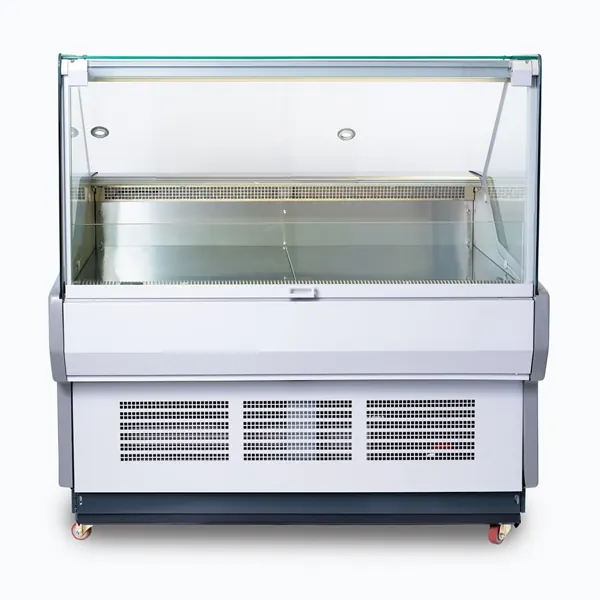 Bromic DD1250SG-NR Square Glass Deli Display, 1330mm