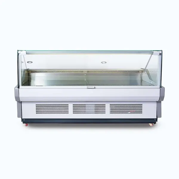 Bromic DD2500SG-NR Square Glass Deli Display, 2580mm