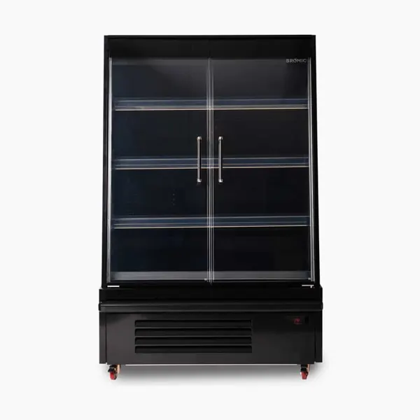 Bromic SKU 3335639-NR Semi Vertical Display Fridge, 938mm, 2 Doors, Hinged