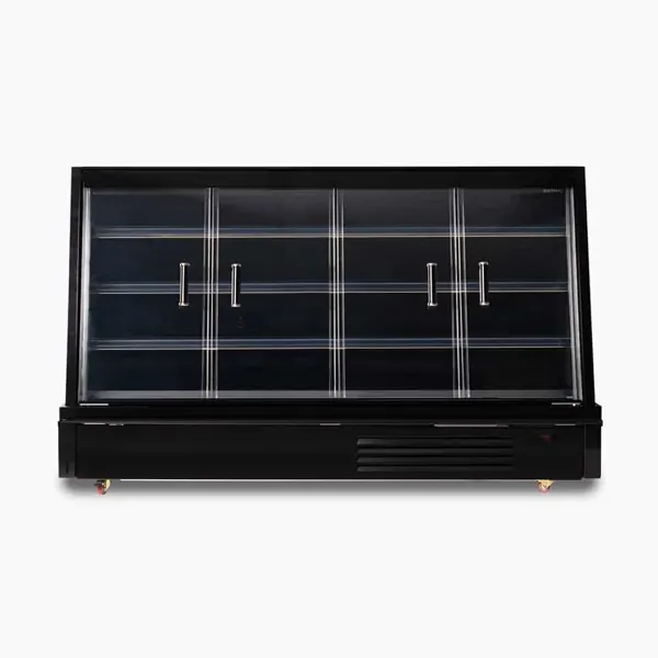 Bromic SKU 3335642-NR Semi Vertical Display Fridge, 2500mm, 4 Doors, Hinged