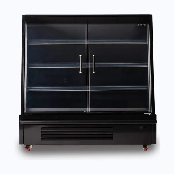 Bromic SKU 3335643-NR Semi Vertical Display Fridge, Gondola, 1580mm, 2 Doors, Hinged