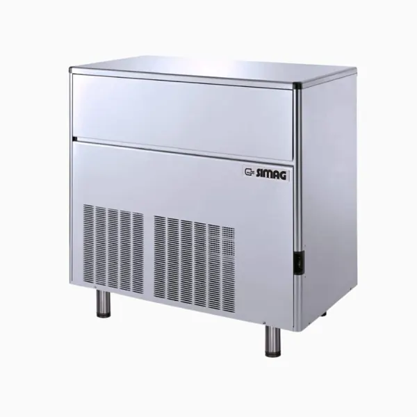 Bromic SKU 3935384 Self Contained Ice Machine, Solid Cube, 134kg/24h, 50kg cap