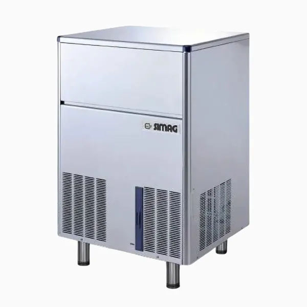 Bromic SKU 3935385 Self Contained Ice Machine, Solid Cube 79kg/24hr, 33kg Cap