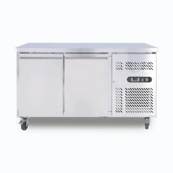 Bromic UBC1360SD-NR Under Bench Fridge, 282L, 2 Doors, Stainless Steel