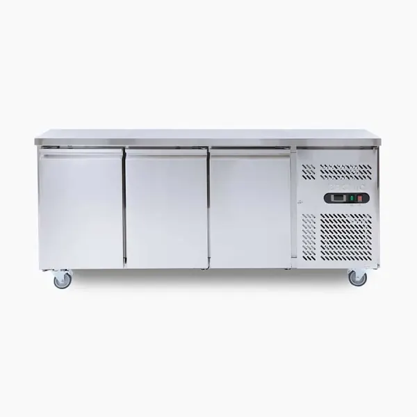 Bromic UBC1795SD-NR Under Bench Fridge, 417L, 3 Doors, Stainless Steel