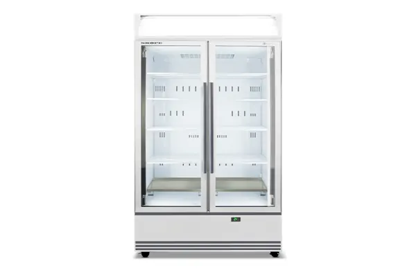 SKOPE BME1200N-AC ActiveCore 2 Glass Door Display or Storage Fridge, Lit Sign