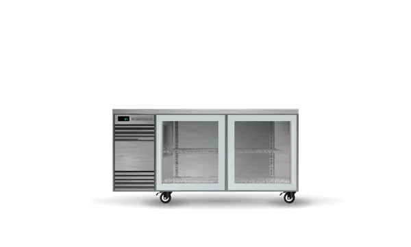 SKOPE CL.2.GSL BackBar 2 Glass Sliding Door CounterLine Fridge