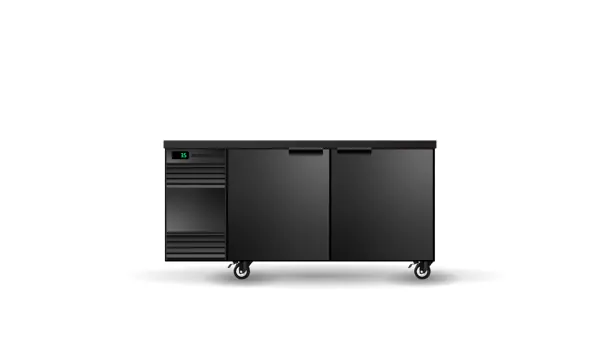 SKOPE CL.2.SSW BackBar 2 Solid Swing Door CounterLine Fridge