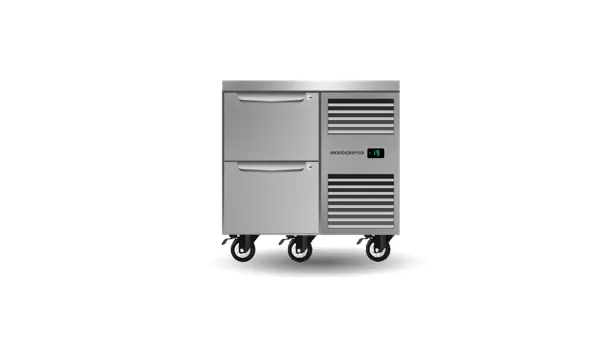 SKOPE PG11.UBF.1.D2.RH ProSpec 2 Drawer, 1 Bay, Underbench GN1/1 Right Hand Freezer