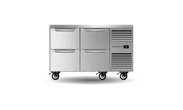 SKOPE PG11.UBR.2.D4.RH ProSpec 4 Drawer, 2 Bay, Underbench GN 1/1 Right Hand Fridge