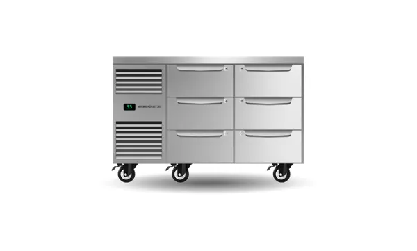 SKOPE PG11.UBR.2.D6 ProSpec 6 Drawer, 2 Bay, Underbench GN 1/1 Fridge