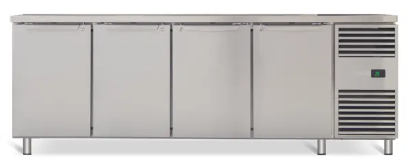 SKOPE PG13.PPS.4.SD.RH ProSpec 4 Solid Door Salad Preparation GN1/3 Right Hand Fridge