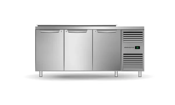 SKOPE PG13.PPS.DC.3.SD.RH ProSpec 3 Solid Door Salad Preparation Drop-in Collar GN1/3 Right Hand Fridge