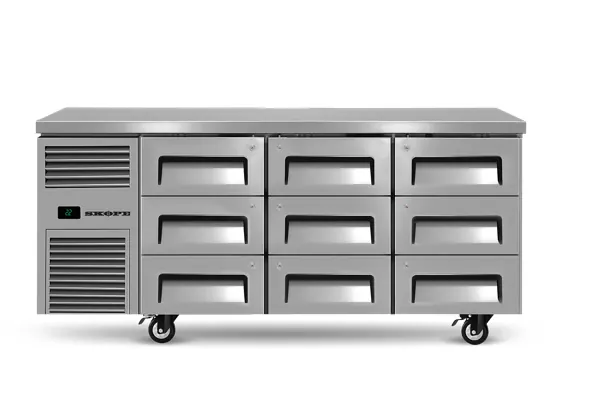 SKOPE RF7.UBR.3.D9 ReFlex 9 Drawer Underbench GN 1/1  Fridge