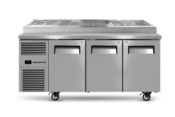 SKOPE RF8.PPZ.3.SD ReFlex 3 Solid Door GN Compatible Pizza Preparation Fridge