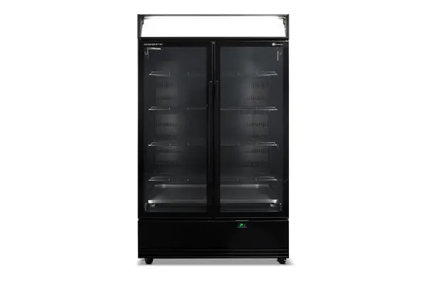 SKOPE SKB1200N-AC ActiveCore 2 Glass Door Display or Storage Fridge, Lit Sign