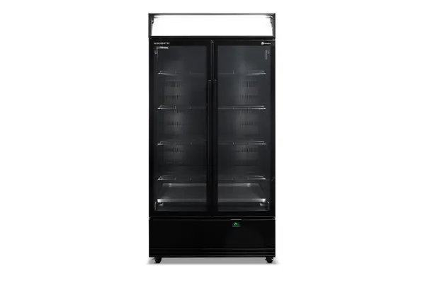 SKOPE SKB900N-AC ActiveCore 2 Glass Door Display or Storage Fridge, Lit Sign
