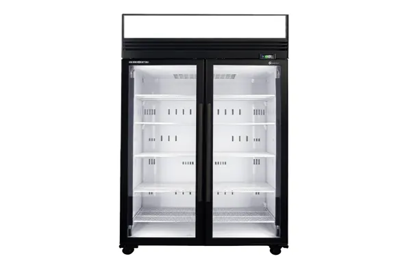 SKOPE SKFT1300N-AC ActiveCore 2 Glass Door Upright Display or Storage Freezer, Lit Sign