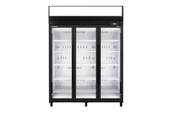 SKOPE SKFT1500N-AC ActiveCore 3 Glass Door Upright Display or Storage Freezer, Lit Sign