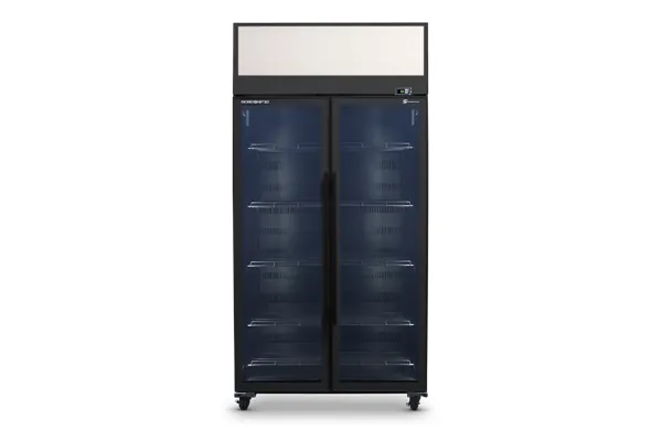 SKOPE SKT1000N-AC ActiveCore 2 Glass Door Display or Storage Fridge, Lit Sign