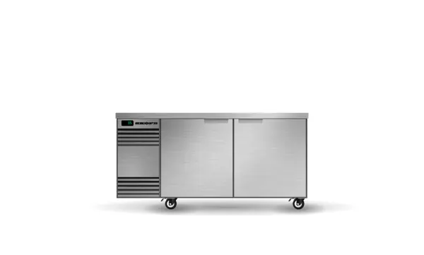 SKOPE SL.2.SSW BackBar 2 Solid Swing Door SlimLine Fridge