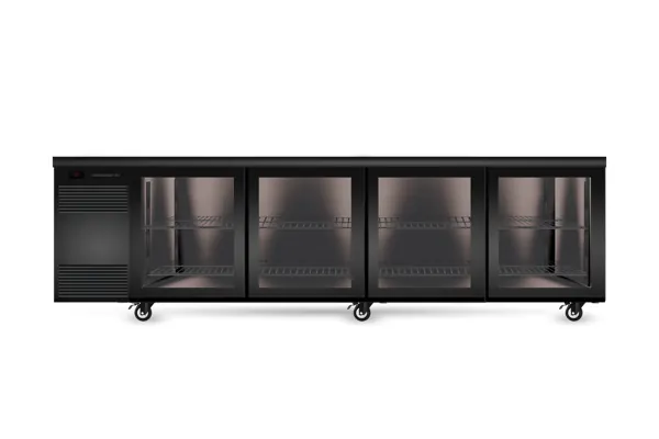 SKOPE SL.4.GSL BackBar 4 Glass Sliding Door SlimLine Fridge
