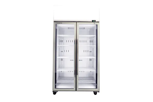 SKOPE TME1000N-AC ActiveCore 2 Glass Door Display or Storage Fridge, Lit Sign