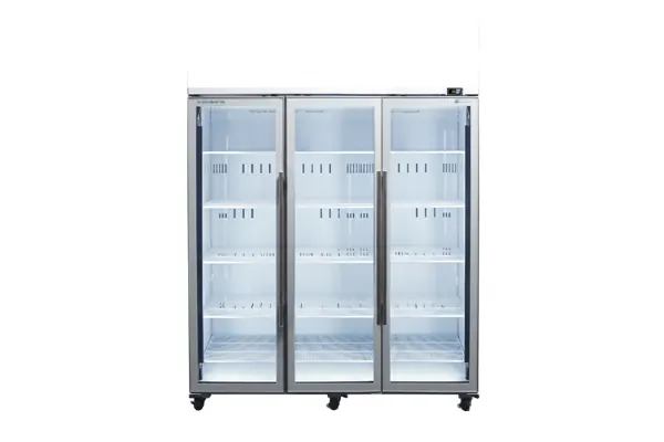 SKOPE TME1500N-AC ActiveCore 3 Glass Door Display or Storage Fridge, Lit Sign