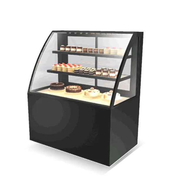 Williams CAKE-U-1200-HG-C Curved Cake Display Showcase CAKE-U-1200-HG-C