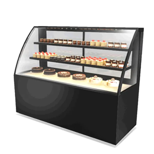 Williams CAKE-U-1800-HG-C Curved Cake Display Showcase CAKE-U-1800-HG-C