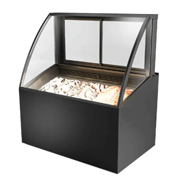 Williams IC-U-1200-HG-C Curved Ice-cream Display Showcase IC-U-1200-HG-C